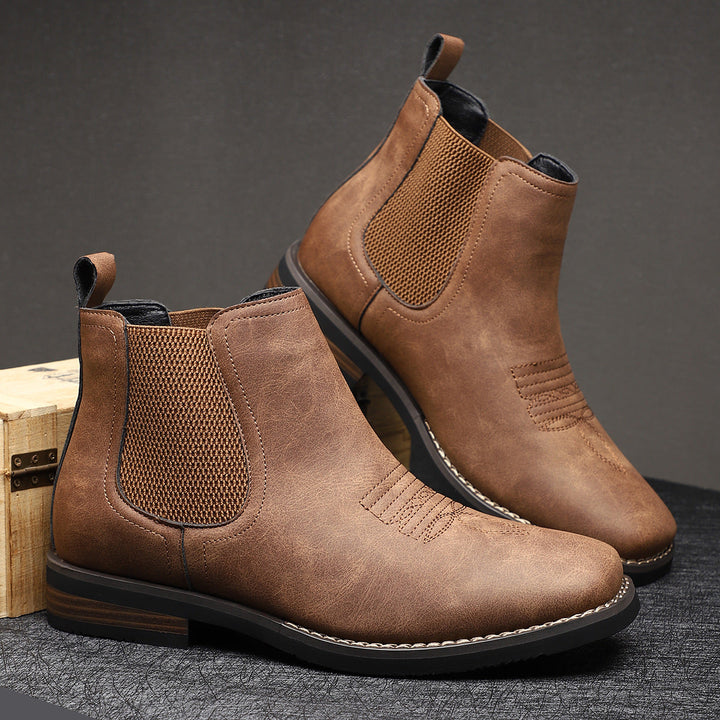 Yannick | Men's Western Style Knee-High Elegant Chelsea Boots for Men — 2