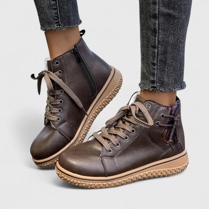 Zillaphine | Lace Ankle Boots