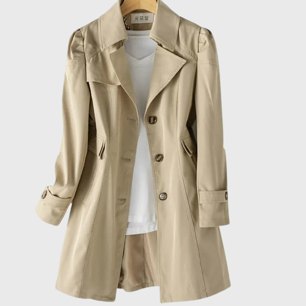 Zoraora | Double-Breasted Trench Coat
